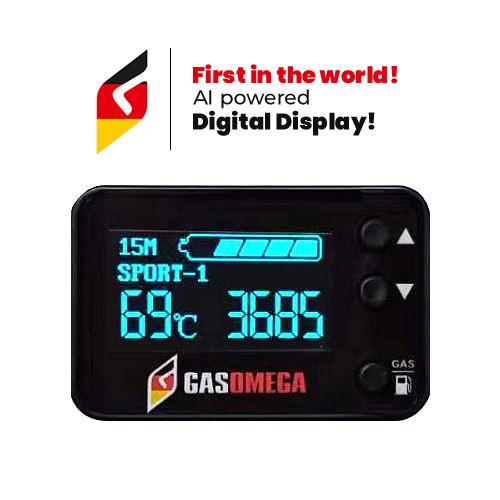 LPG fuel selector digital switch / button - Gasomega